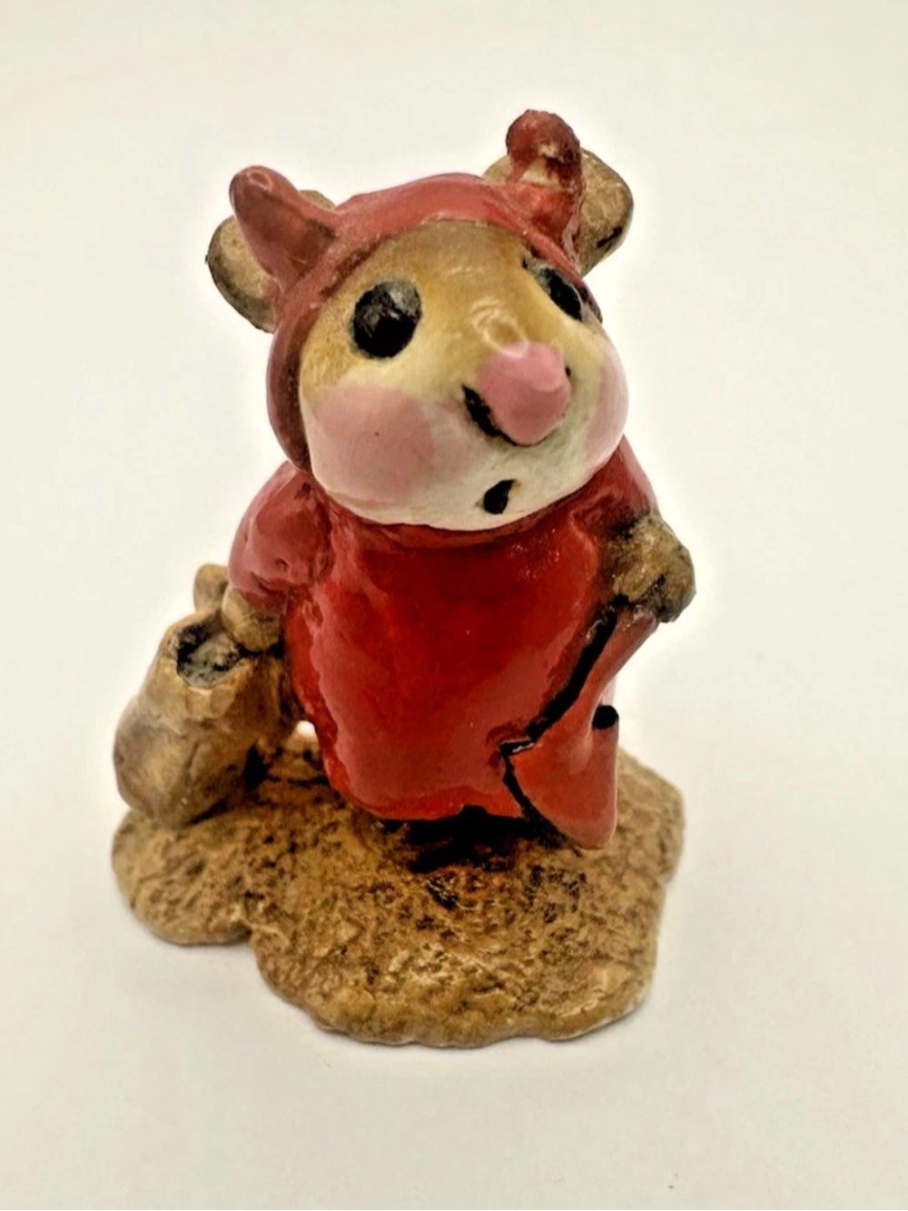 Wee Forest Folk Little Devil M-061 Red Suit BOO Bag Annette Petersen 2000 WFF
